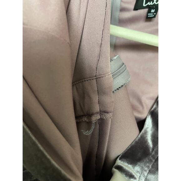 Lulus Dusty Purple Velvet Sleeveless Maxi Dress Medium - Picture 10 of 11